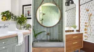 how to achieve a high-end look on a low-budget bathroom remodel